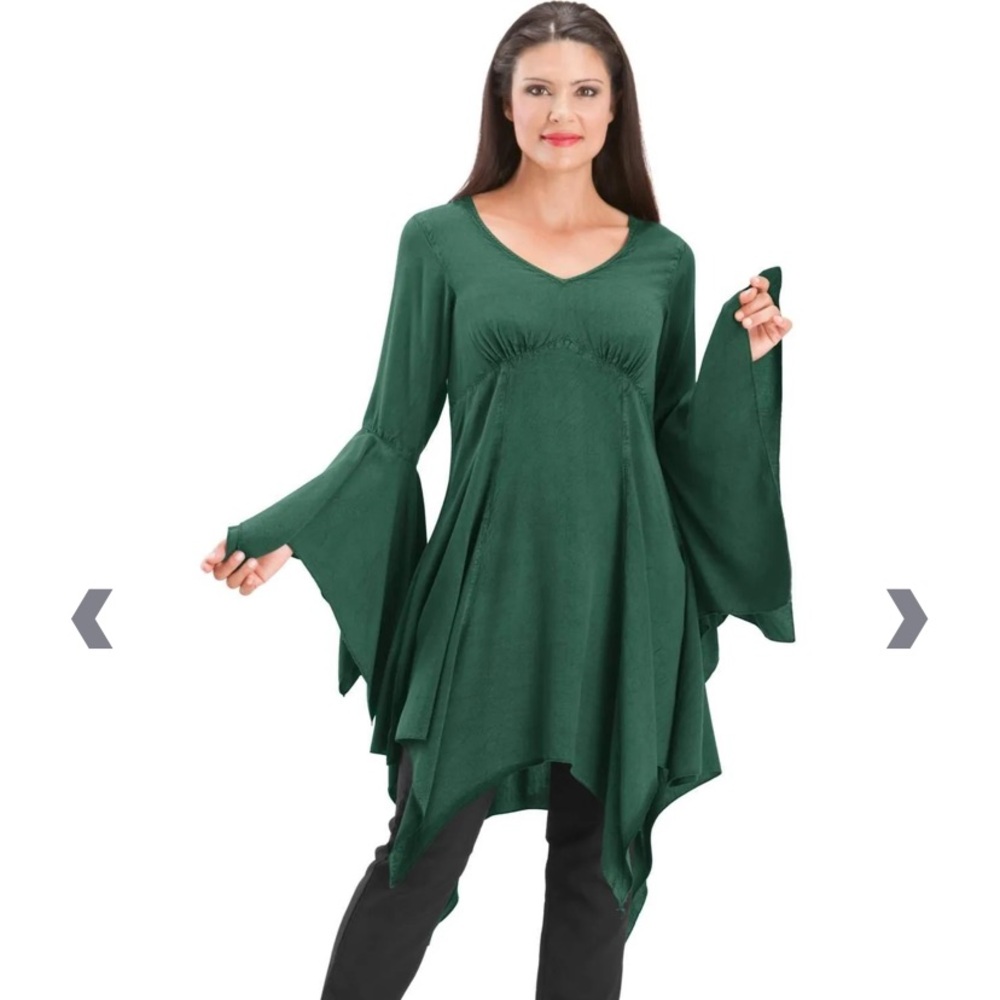 Holy Clothing Isadora Handkerchief Hem Tunic
